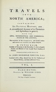 Cover of: The America of 1750: Peter Kalm's travels in North America