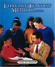 Cover of: Effective Teaching Methods, Fifth Edition by Gary D. Borich