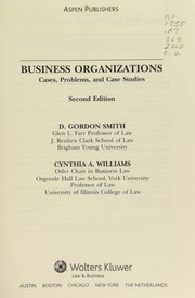 Business organizations by D. Gordon Smith