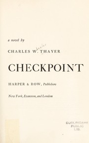 Cover of: Checkpoint: a novel