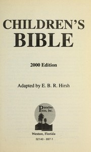 Cover of: Children's Bible