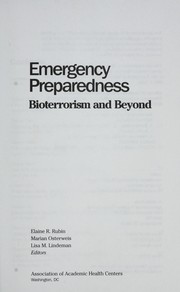 Cover of: Emergency Preparedness: Bioterrorism and Beyond