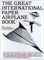 Cover of: The Great International Paper Airplane Book