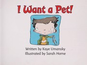 Cover of: I want a pet!