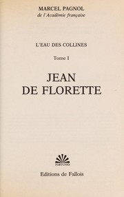 Cover of: Jean de Florette