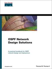 OSPF network design solutions by Thomas M. Thomas