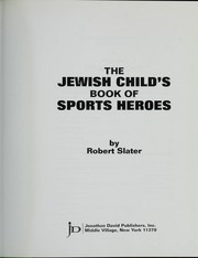Cover of: The Jewish child's book of sports heroes