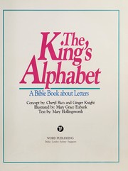 Cover of: The king's alphabet: a Bible book about letters