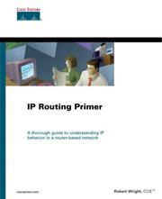 Cover of: IP routing primer