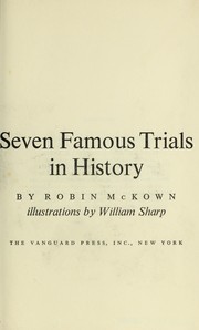 Cover of: Seven famous trials in history