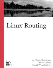 Cover of: Linux Routing