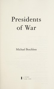 Cover of: Presidents of War