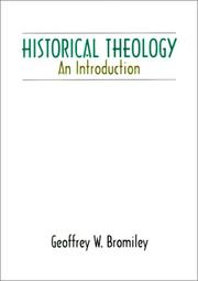 Cover of: Historical Theology: An Introduction