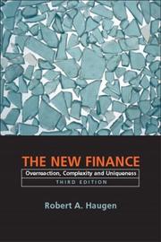 Cover of: The New Finance by Robert A. Haugen