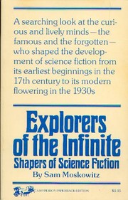 Cover of: Explorers of the infinite: shapers of science fiction by Sam Moskowitz
