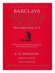 Cover of: Barclays world of cricket: the game from A to Z