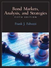 Bond markets, analysis and strategies