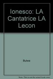 Cover of: La cantatrice chauve: La leçon