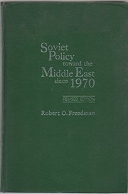 Cover of: Soviet policy toward the Middle East since 1970