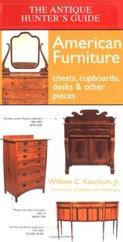 American furniture by Jr., William C. Ketchum, Elizabeth Von Habsburg, William B. Ketchum