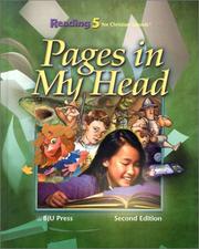 Cover of: Pages in My Head: Reading 5 for Christian Schools