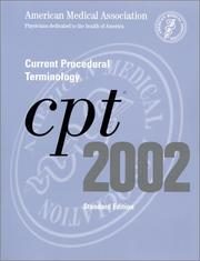 Cover of: Current Procedural Terminology: CPT 2002 (Standard Edition, Thumb Index)