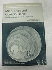 Cover of: Mind, brain, and consciousness: the neuropsychology of cognition