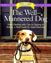 Cover of: The Well-Mannered Dog by The Editors of Pets: Part of the Family