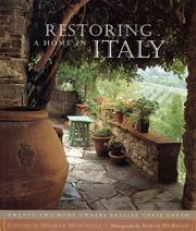 Cover of: Restoring a Home in Italy