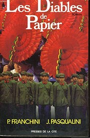 Cover of: Les diables de papier by Philippe Franchini