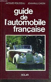 Cover of: Guide de l'automobile française