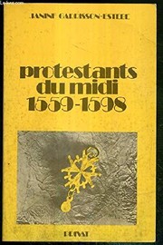 Cover of: Protestants du Midi 1559-1598