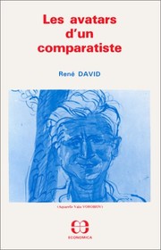 Cover of: Les avatars d'un comparatiste