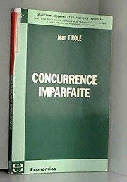 Cover of: Concurrence imparfaite