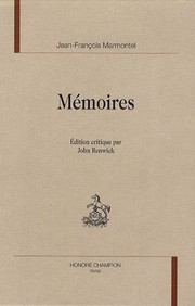 Cover of: mémoires