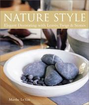 Cover of: Nature Style: Elegant Decorating with Leaves, Twigs & Stones