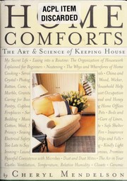 Cover of: Home Comforts by Cheryl Mendelson