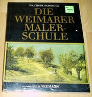 Cover of: Die Weimarer Malerschule, 1860-1900