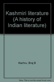 Kashmiri literature by Braj B. Kachru