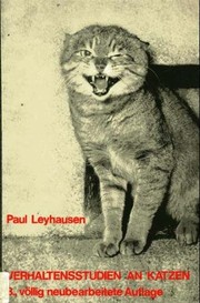 Cover of: Verhaltensstudien an Katzen/ von Paul Leyhausen.