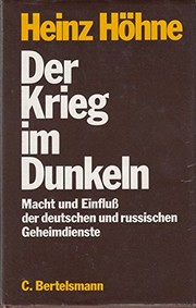 Cover of: Der Krieg im Dunkeln: Macht und Einfluss des deutschen und russischen Geheimdienstes