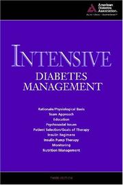 Intensive diabetes management