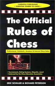 Cover of: Official Rules Of Chess