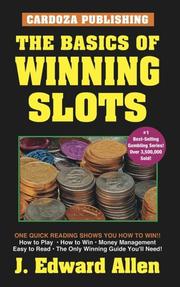 Cover of: The basics of winning slots
