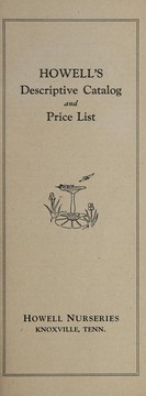 Cover of: Howell's descriptive catalog and price list