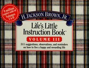 Cover of: Life's Little Instruction Book by H. Jackson Brown, Jr.