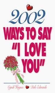 Cover of: 2002 ways to say "I love you"
