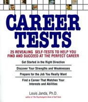 Cover of: Career tests