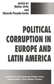 Cover of: Political corruption in Europe and Latin America