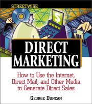 Cover of: Streetwise direct marketing: how to use the Internet, direct mail, and other media to generate direct sales
